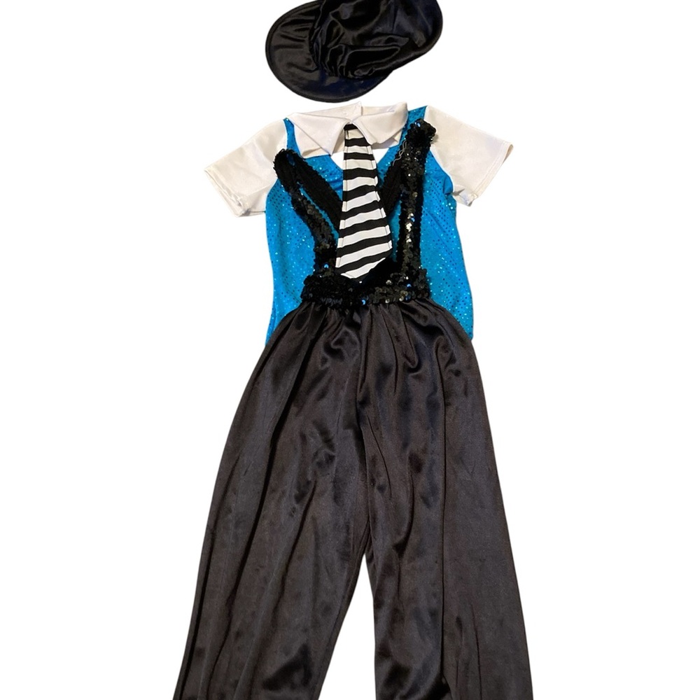 Jazz Hip Hop Dance Skating Halloween Costume 4 Pc Dansco FINA Child Medium Size